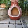 Four Elements Clay Chiminea Fire Small