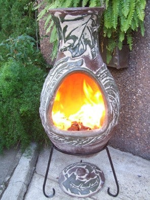 Four Elements Clay Chiminea Earth (Large)
