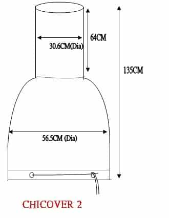 Large Chiminea Cover Dimensions