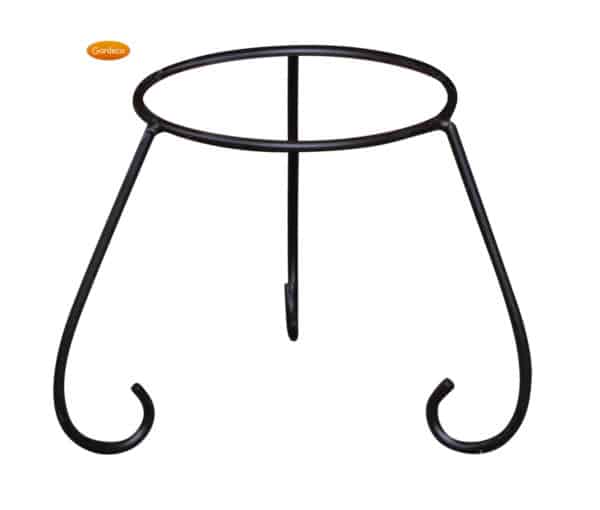 Steel stand for large clay chimineas