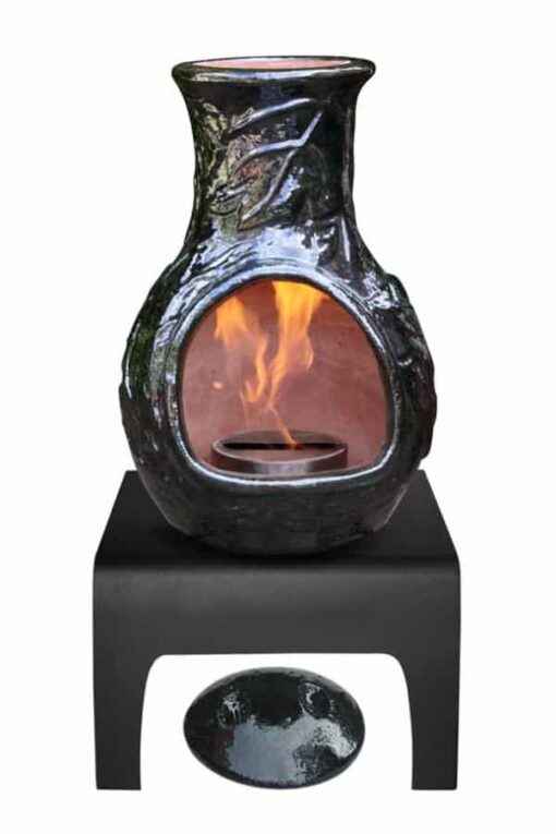 Four Elements Earth clay bioethanol fireplace