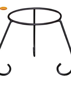 Steel stand for extra large clay chimineas
