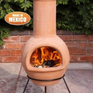 Colima Mexican Chiminea Natural Terracotta (Large)