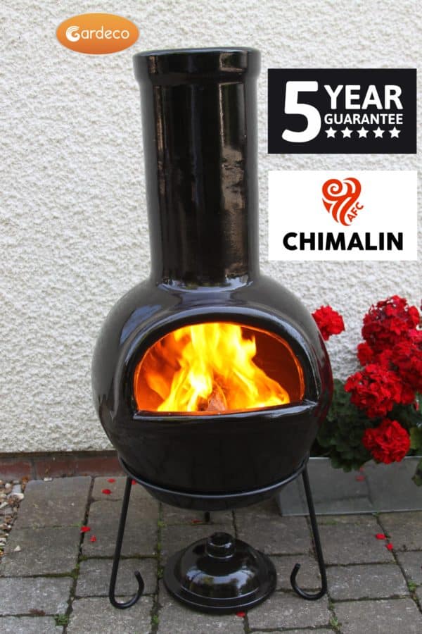 Sempra Chimalin AFC Chiminea - Glazed Black