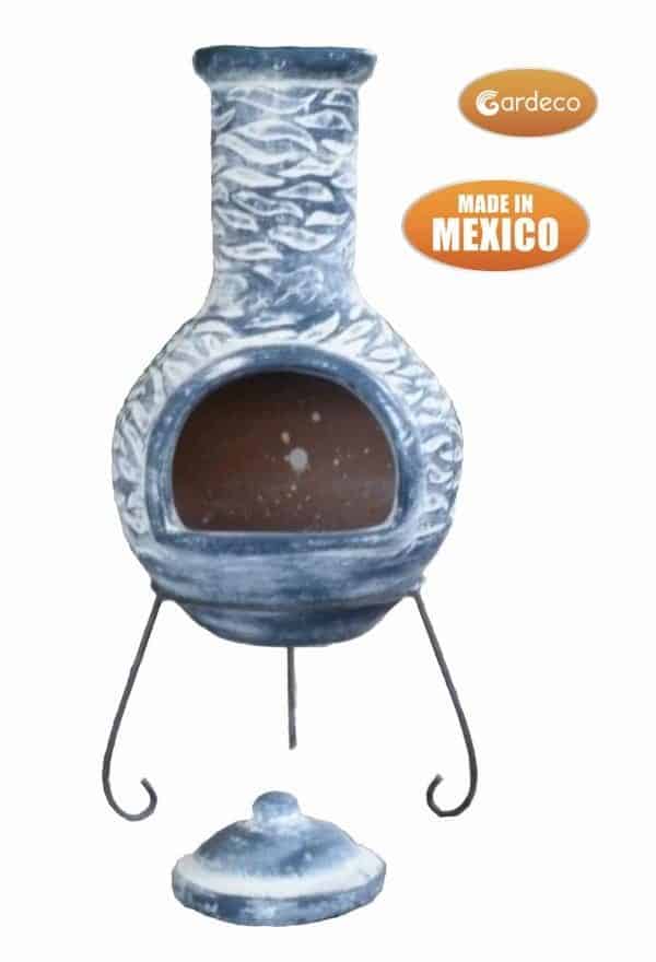 Olas Clay Mexican Chiminea Extra Large (without fire)
