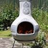 Azteca Mexican Chiminea Extra-Large in Grey