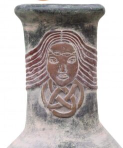 Boudicca extra-large Mexican chimenea, inc stand & lid