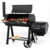 Tepro Milwaukee Premium Charcoal Offset BBQ Pit Smoker