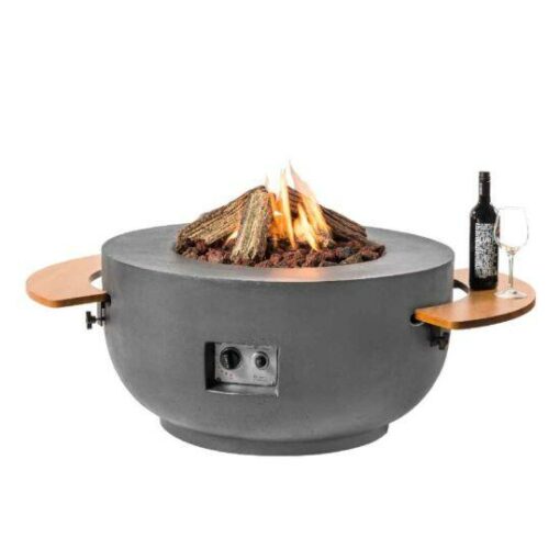 Happy Cocoon Bowl Fire Pit in Grey