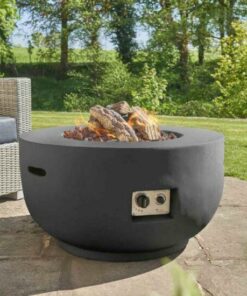 Happy Cocoon Bowl Fire Pit in Black