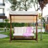 Norfolk Leisure Sandringham Swing 1700 Garden Chair With Canopy