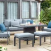 Norfolk Leisure Titchwell Lounge Set with Gas Adjustable Table