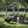Zonza Rattan Dining / Arm Chairs x 2
