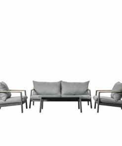 Cannes Lounge Set in Grey