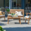 Norfolk Leisure Brent 4 Seater Outdoor Lounge Set