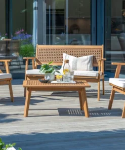 Norfolk Leisure Brent 4 Seater Outdoor Lounge Set
